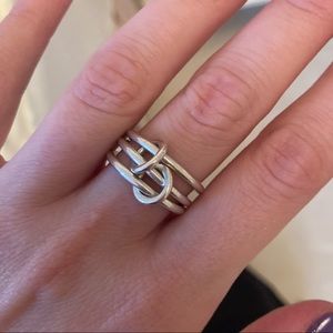 Sterling silver Spinelli ring